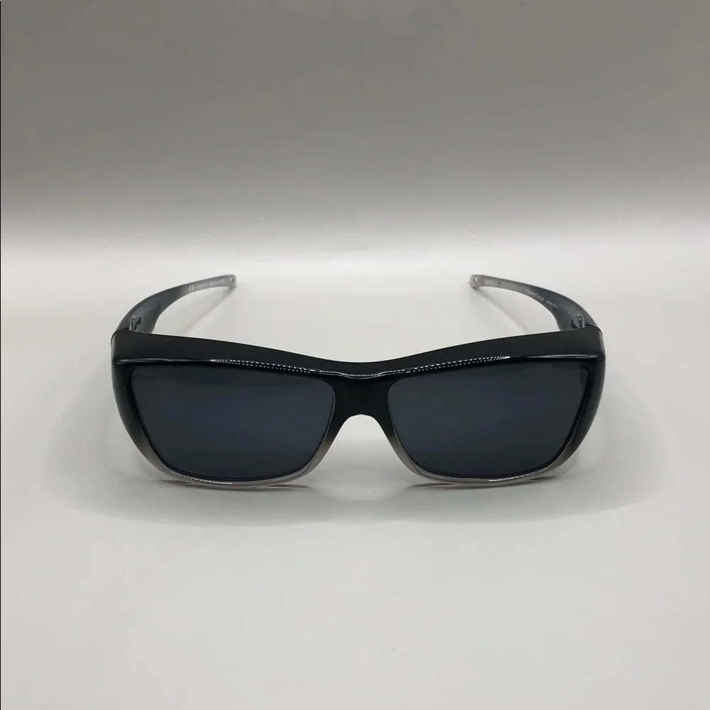 Jonathan Paul black gray ombre jp050 fitover sunglasses polarized UNISEX